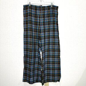 SAVAGE‎ x FENTY Pajama Bottoms Tie Up Tartan Open Back